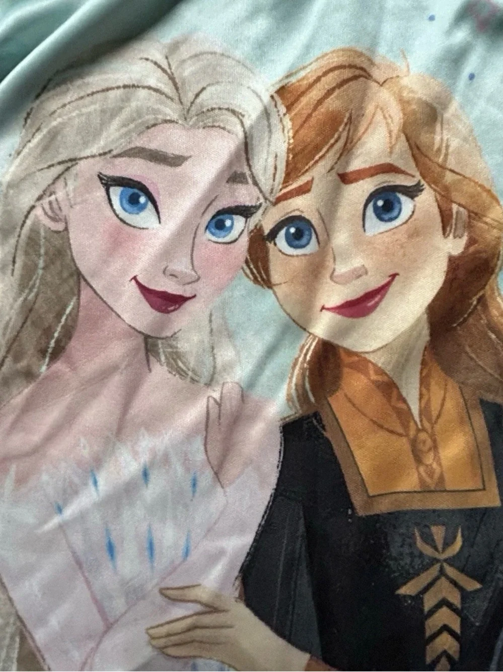 Toddler Girl Frozen Tank Top Nightgown Elsa Ana Olaf Summer Warm Weather Size 3T - Picture 2 of 3